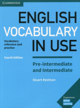 English Vocabulary in Use Pre-intermediate and Intermediate with answers -  | mała okładka