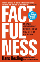 Factfulness wer. angielska - Anna Rosling-Ronnlund, Hans Rosling, Ola Rosling | mała okładka