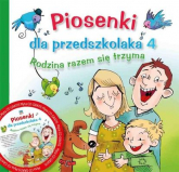 Piosenki dla przedszkolaka 4 + CD - Danuta Zawadzka | mała okładka