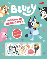 Pobawmy się na dworze! Bluey. Książka z magnesami -  | mała okładka