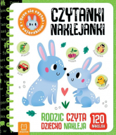 Czytanki-naklejanki. Uczę się czytać z zajączkiem. Rodzic czyta, dziecko nakleja - Bogusław Michalec | mała okładka