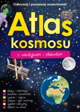 Atlas kosmosu z naklejkami i plakatem -  | mała okładka