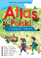 Atlas Polski z naklejkami i plakatem -  | mała okładka