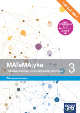 Nowa matematyka podręcznik klasa 3 liceum i technikum zakres podstawowy EDYCJA 2024 - Wesołowska Jolanta | mała okładka