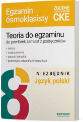 Egzamin ósmoklasisty 2025 Język polski niezbędnik z teorią - Hanna Szaniawska, Małgorzata Składanek | mała okładka