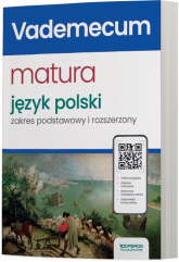 Matura 2025 Język polski vademecum zakres podstawowy i rozszerzony - Steblecka-Jankowska Magdalena | mała okładka