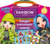 Rainbow High. Naklejki, kolorowanki, zadania - Monika Kiersnowska | mała okładka