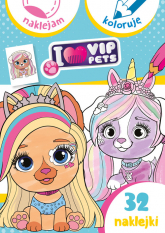 I love my VIP Pets. Naklejam i koloruję -  | mała okładka