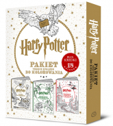 Harry Potter. Pakiet trzech książek do kolorowania - Opracowanie zbiorowe | mała okładka