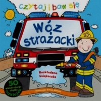 Czytaj i baw się Wóz strażacki Rozkładana książeczka -  | mała okładka