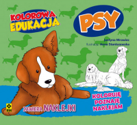 Kolorowa edukacja Psy - Mrowiec Justyna | mała okładka