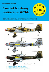 Samolot bombowy Junkers Ju 87 D-H - Bączkowski Wiesław | mała okładka