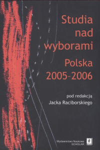 Studia nad wyborami Polska 2005 - 2006 -  | mała okładka