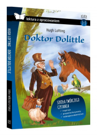 Doktor Dolittle lektura z opracowaniem Klasy 1-3 - Hugh Lofting | mała okładka
