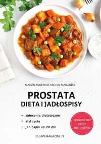 Prostata Dieta i jadłospisy - Marciniak Michał | mała okładka