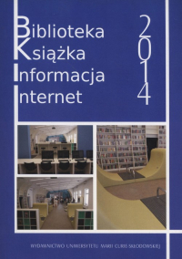 Biblioteka książka informacja internet 2014 -  | mała okładka