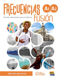 Frecuencias fusion A1+A2 Zeszyt ćwiczeń do nauki języka hiszpańskiego + zawartość online - Emilio Marín y Francisco Rivas, Francisca Fernández | mała okładka