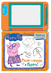 Peppa Pig Tablica z pomysłami Piszę i rysuję z Peppą! - null null | mała okładka