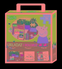 Peppa Pig Układaj i koloruj Zabawa kolorami -  | mała okładka