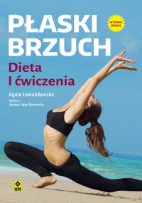 Płaski brzuch Dieta i ćwiczenia - Agata Lewandowska | mała okładka