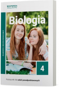 Biologia 4 Podręcznik Zakres rozszerzony Szkoła ponadpodstawowa - Jakubik Beata, Szymańska Renata | mała okładka