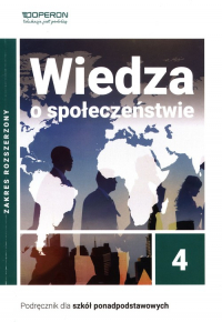 Wiedza o społeczeństwie 4 Podręcznik Zakres rozszerzony Szkoła ponadpodstawowa - Batorski Maciej | mała okładka
