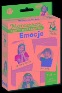 Montessori Karty obrazkowe Emocje (2-5 lat). Kapitan Nauka - Katarzyna Dołhun | mała okładka