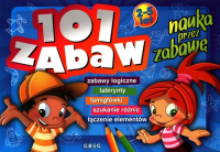 101 zabaw nauka przez zabawę - Ewa Sajek, Małgorzata Mianowska | mała okładka