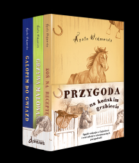Pakiet Przygoda na końskim grzbiecie - Agata  Widzowska | mała okładka
