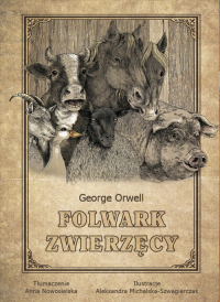 Folwark zwierzęcy - George  Orwell | mała okładka