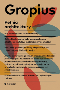 Pełnia architektury wyd. 2 - Walter Gropius | mała okładka