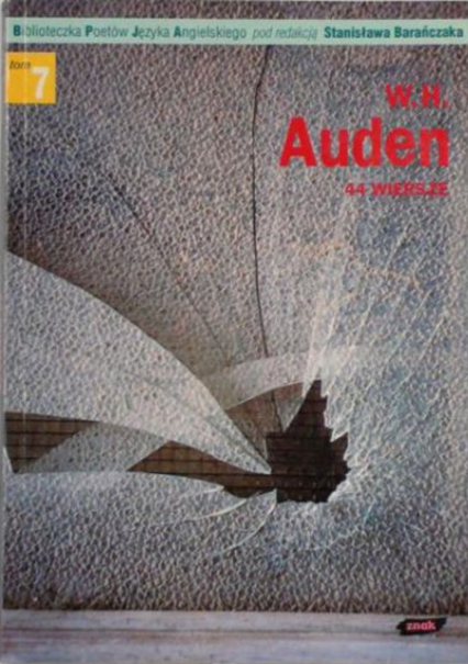 44 wiersze - Wystan Hugh Auden  | okładka