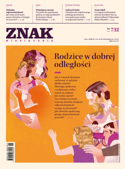Miesięcznik "Znak", maj 2016, nr 732 -  | okładka