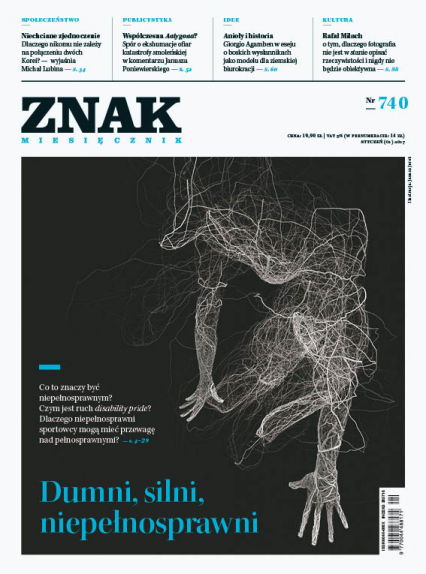 ZNAK 740 1/2017 Dumni, silni, niepełnosprawni - | okładka