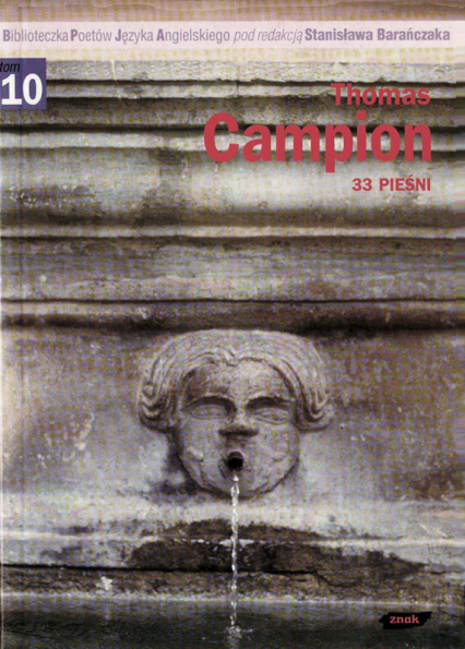 33 pieśni - Thomas Campion  | okładka