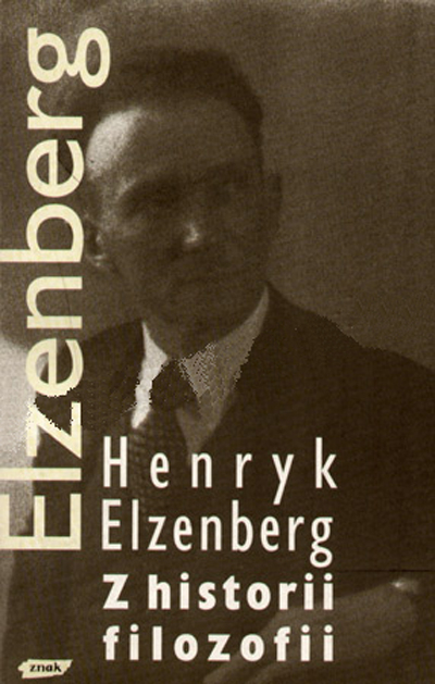 Z historii filozofii. Pisma, T. III - Henryk Elzenberg  | okładka