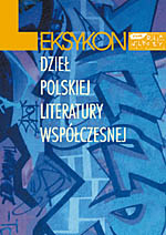 Leksykon dzieł polskiej literatury współczesnej -  | okładka