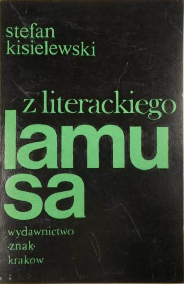 Z literackiego lamusa - Stefan Kisielewski  | okładka